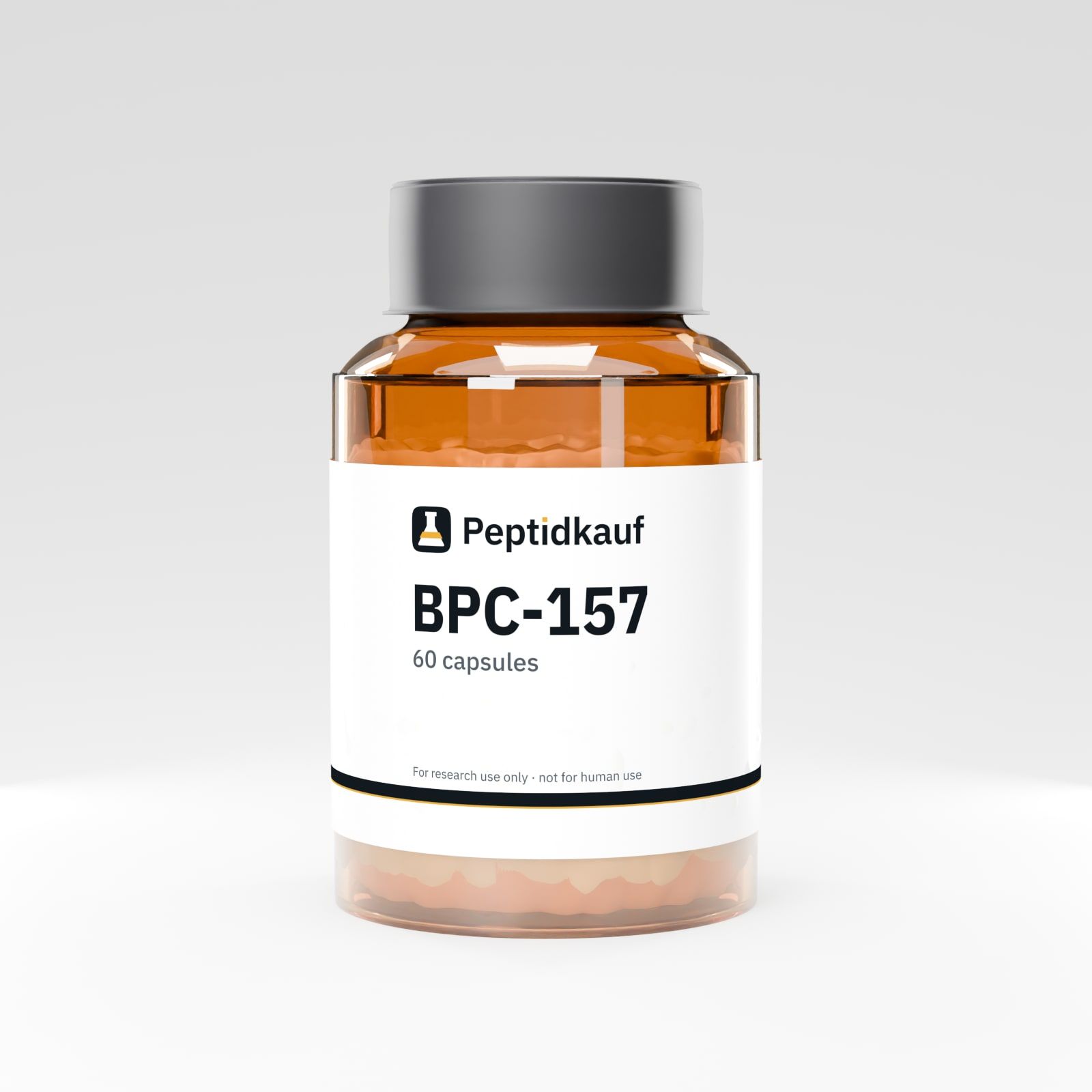BPC-157 Capsules 60 capsules with Peptidkauf label