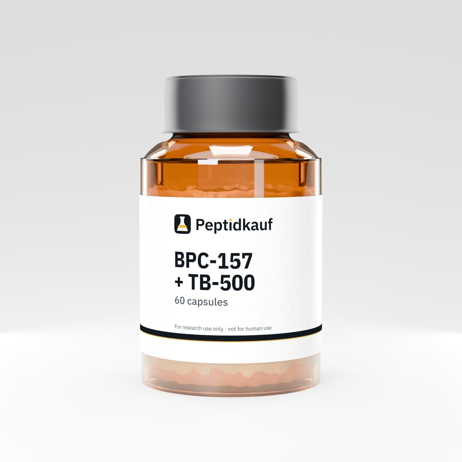 BPC-157 + TB-500 Capsules 60 capsules with Peptidkauf label
