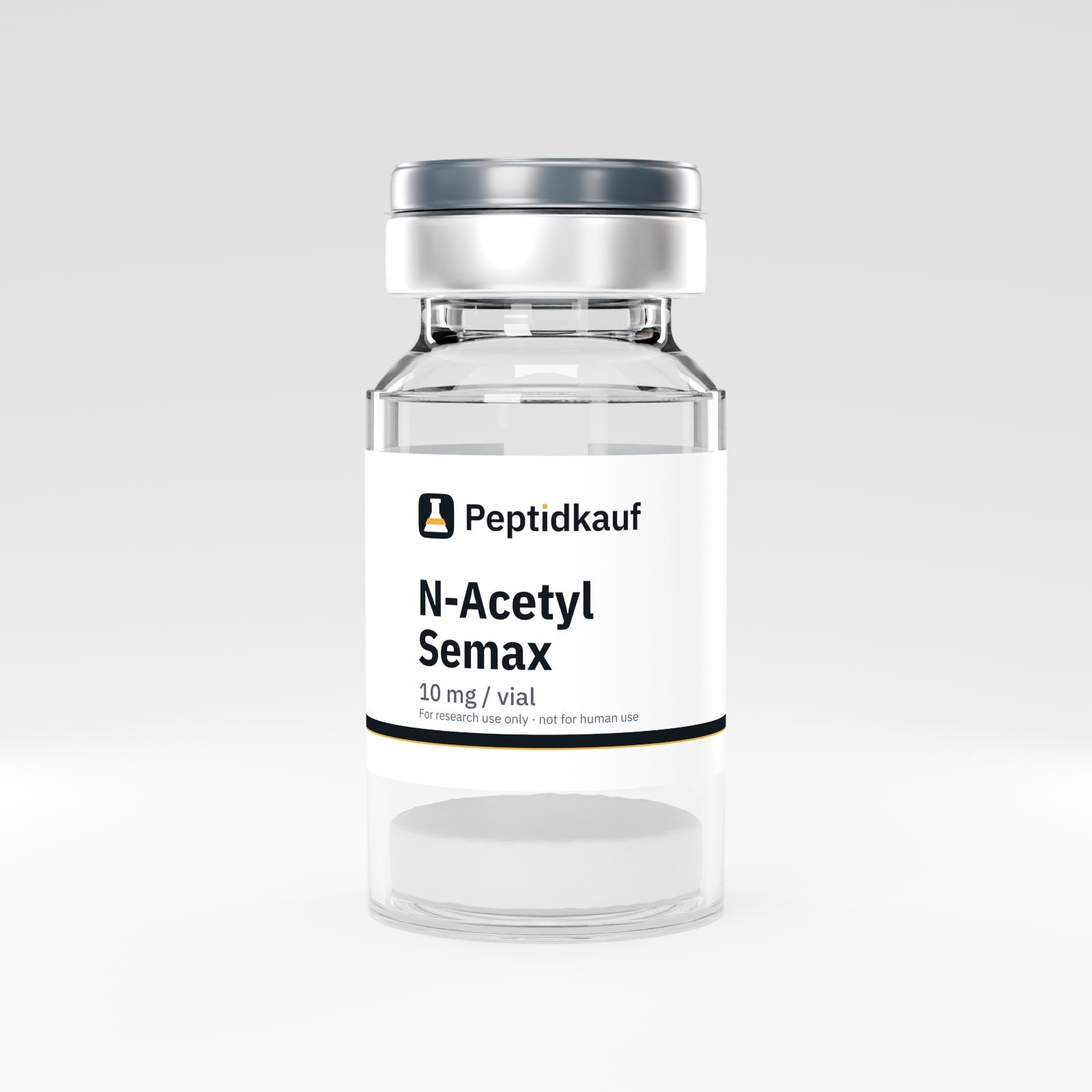 N-Acetyl Semax Amidat 10 mg mit Peptidkauf-Etikett