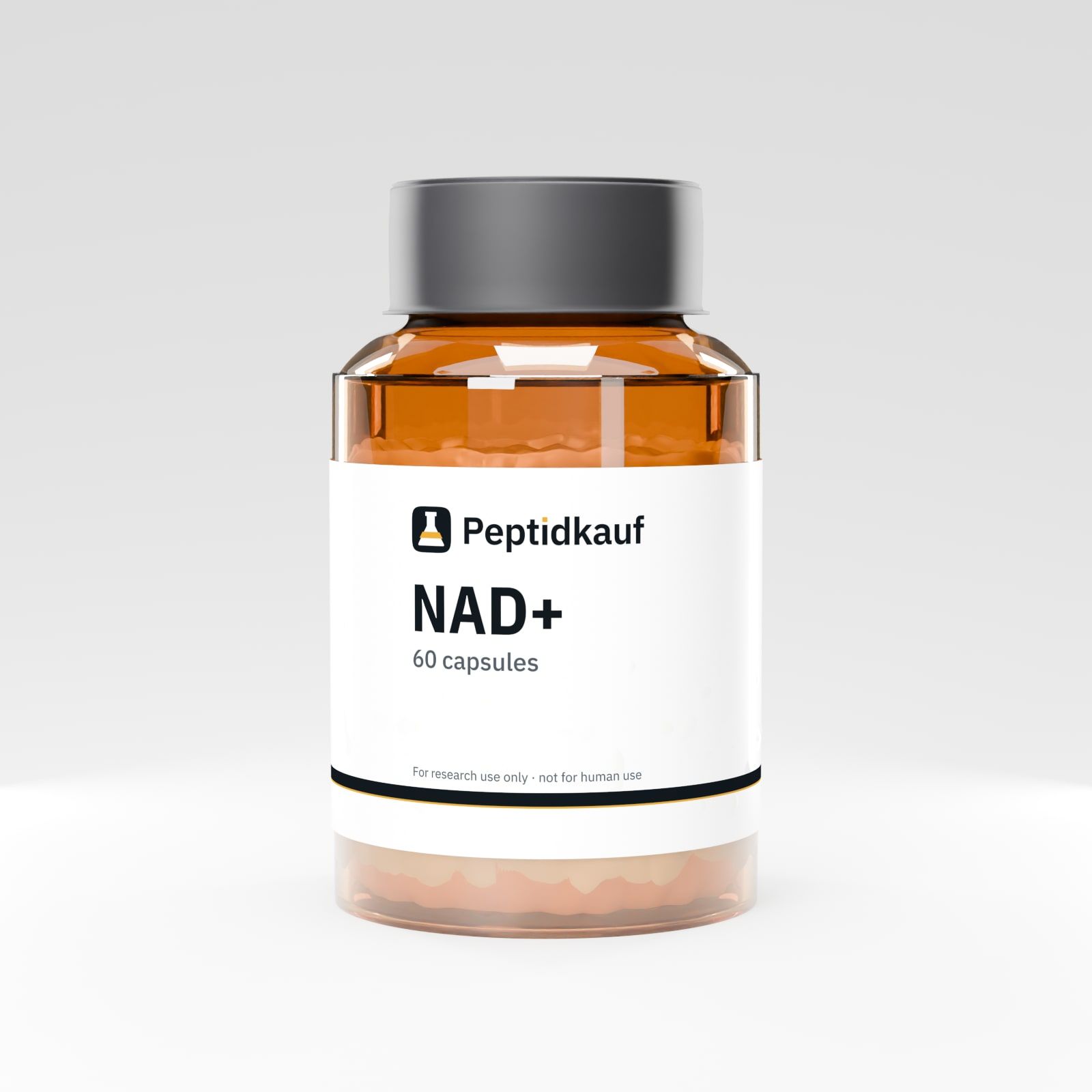 NAD+ Capsules 60 capsules with Peptidkauf label