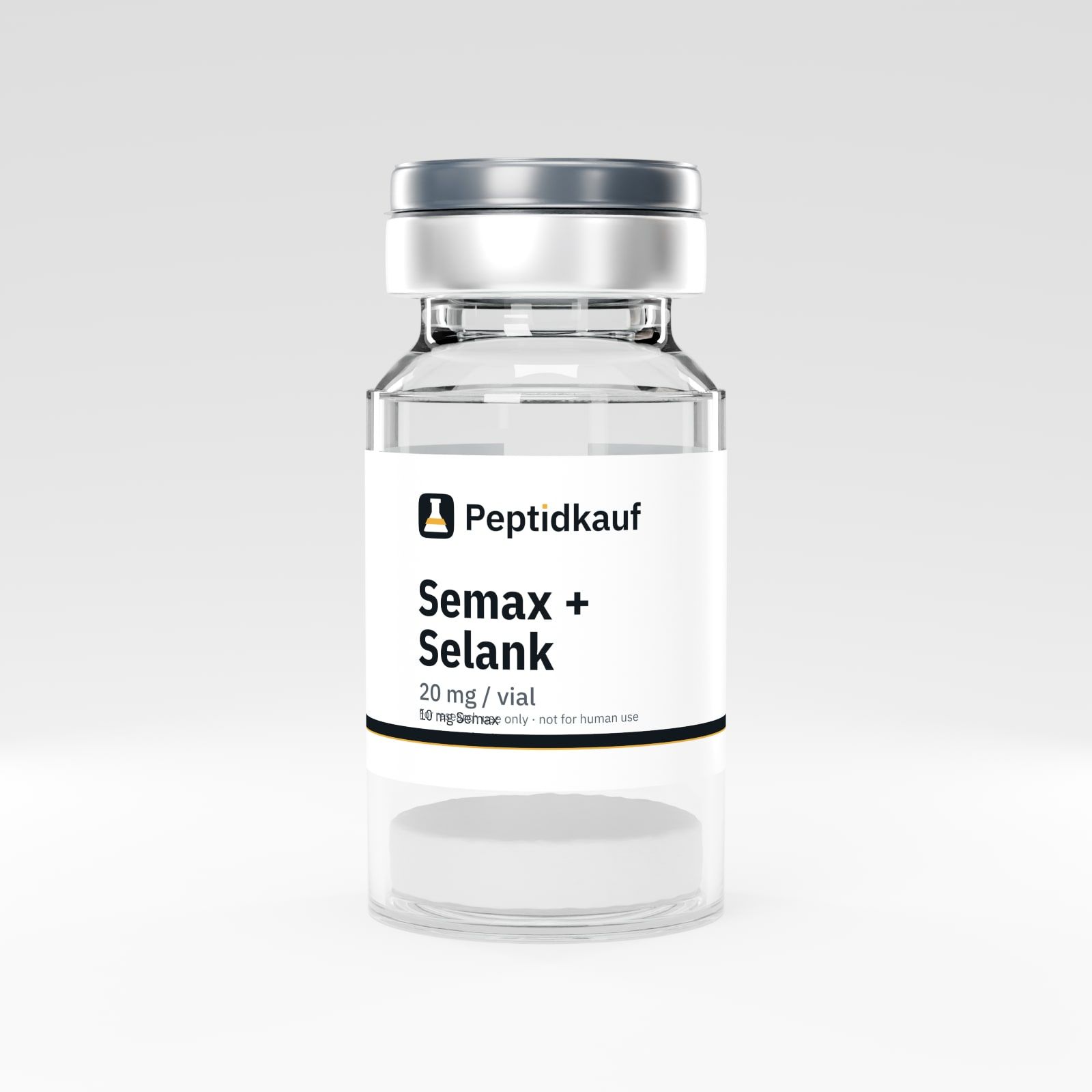Semax + Selank 20 mg with Peptidkauf label